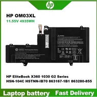HP OM03XL Battery HP EliteBook X360 1030 G2 Series HSN-104C HSTNN-IB70 863167-1B1 863280-855 Laptop 
