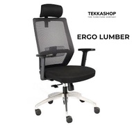 Tekkashop FCKIKO777 High Back 3-Locking Tilt Adjustment Lumber Support Ergonomic Executive Mesh Home