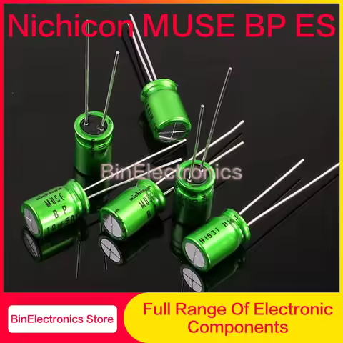10Pcs/Lot Nichicon MUSE BP 4.7UF 10UF 22UF 47UF 100UF 330UF 16V 25V 35V 50V Nonpolar Bipolar HiFi Au