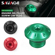 Engine Oil Plug Cap Cover For Kawasaki Ninja ZX-4R ZX7R ZX-9R 400 650 1000 ER4N ER 6N/6F Z125 Z250 Z