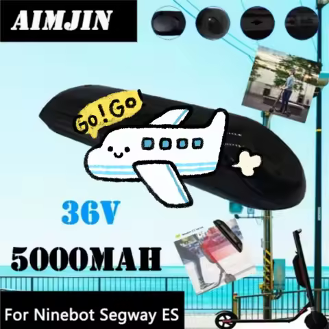 36V 5000mAh Extra Battery for Ninebot KickScooter E22E ES1 ES2 ES4 E22 E25 E45 - Replacement Scooter