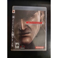 PS3 Metal Gear Solid 4 Guns Of The Patriots