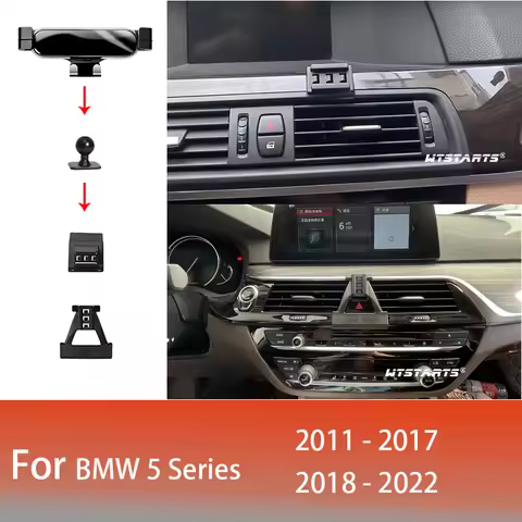 Car Phone Holder Mobile Mount Stand For BMW 5 6 Series F07 F10 F11 F90 G30 G32 11-2022 Adjustable GP