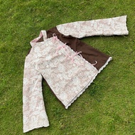 (READ DESCRIPTION) PRE ORDER || EMBROIDERED LACE BLOUSE || LINEN SKIRT|| BY.ONNI