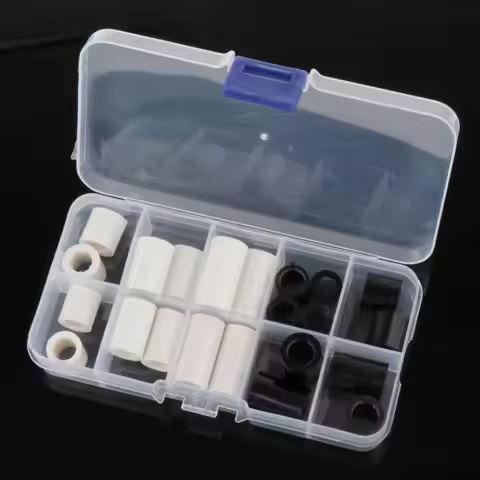 22Pcs Billiard Pool Cue Ferrules Snooker Pool Rod Tips Easy Installation Sturdy Replacement Cue Tips