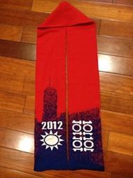 2012 台北 101 韓國瑜送暖 國旗紀念圍巾