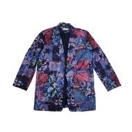 Blazer Thin Floral 46cm Japan Import Preloved Vintage Bundle Borong 男士复古西装外套日本二手衣服中古商品古着现货男装