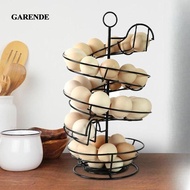 [Garende] Spiral Egg Dispenser, Egg Storage Rack, Egg Container, Holds 3 Dozen Eggs, Egg Holder, Egg