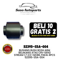 BUSH BUSHING UPPER REAR ARMBOSH CRV GEN2 STREAM 1.7 2.0 1 CAR USE 4PCS 52395-S5A-004
