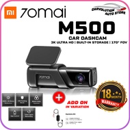 [Installation Provided] 📷 Original 70mai M500 Dashcam Car Recorder Voice and App Control 1944P Night