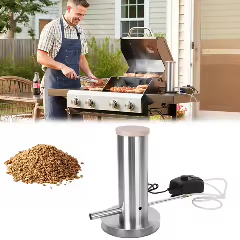 Cold Smoke Generator for Food, Stainless Portable Kitchen Smoke Infuser, Steak Cheese Salmon Flavori