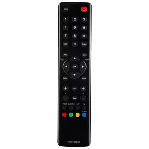Remote Control RC3000E02 Use for TCL THOMSON LED LCD Smart TV Controller Replacement