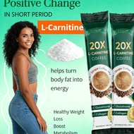 FITGUM 20X L-Carnitine Coffee(10g)|Burn Fat to Energy|Glutathione+Collagen|Slimming Coffee Malaysia