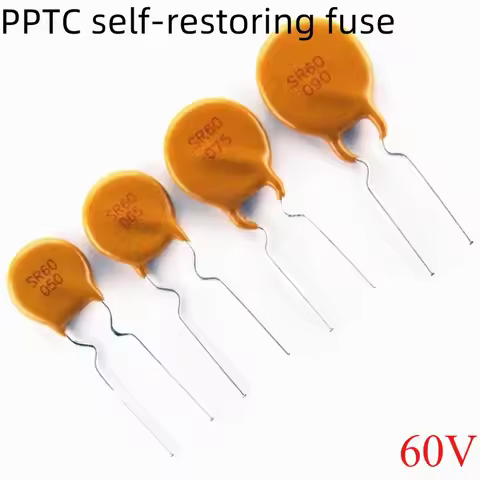 10PCS PPTC self-recovery fuse 60V SR60-050/065/075/090/0.5/0.65/0.75A/0.9A