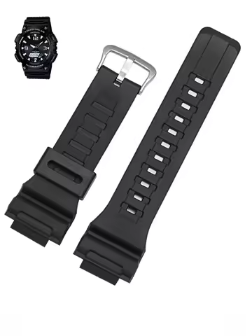Silicone Resin Watchband for Casio AQ-S810w 800 W-735H TRT-110H AEQ-110w AE-1000W W-735H SGW-300H MR