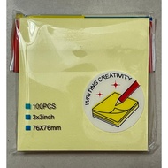 12 stacks of yellow note paper, 3x3 note paper, note paper, memo paper