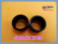 EXHAUST HEADER RUBBER "BLACK" SET (2 Pcs.) Fit For SUZUKI K125 #ยางคอท่อไอเสีย 2 ชิ้น สีดำ
