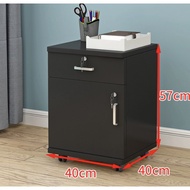 Pedestal Office wooden filing cabinet with lock storage cabinet mobile low cabinet