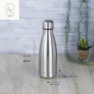 Single Layer Coke Bottle Stainless Steel Sports Water Bottle
