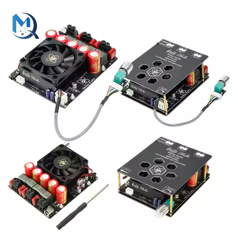 DC 19-51V 10A High-Power Pure Post Stage Amplifier 600W+600W Dual Channel Tpa3255 Pure Post Stage Ci