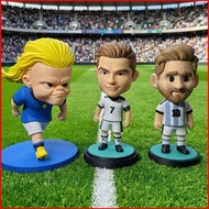 Messi CR7 Haaland Action Figure Football Star Soccer Doll Collectible Ornaments