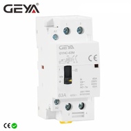 GEYA GYHC 2P 40A 63A 2NO or 2NC Manual Household Modular DIN Rail AC Contactor  AC220V 230V Manual C