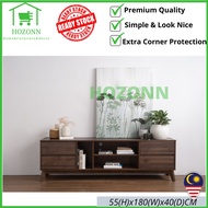 HOZONN HIRADO 1.8M TV Cabinet 6 Feet TV Cabinet 6FT TV Rack TV Console Table Meja TV Cupboard Almari