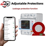 3-Phase WiFi Energy Meter for Tuya Smart with Overvoltage Threshold 275V Default