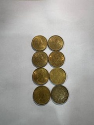 1958、1960、1963、1965年香港5仙/5分硬幣