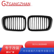 Applicable98-01Year BMW3Medium Network E46Four-door grille Front bumper modified with matte black si