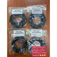ORIGINAL TOYOTA YARIS VIOS NCP93 (2008-2013) REAR COIL SPRING RUBBER SET (4@pcs) 48257-0D041 + 48258