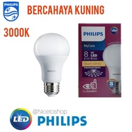 Makhesa - Philips Led Bulb 8W E27 3000K Warm White/Yellow