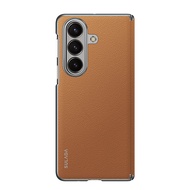 for Samsung Galaxy Z Fold 7 Case magnetic, Premium Leather Phone Cover Retro Design Full Protective 