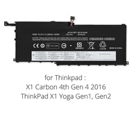 ThinkPad LENOVO X1 Carbon 2016 X1 YOGA GEN1 GEN2 01AV409 01AV410 01AV438 01AV439 Laptop Battery