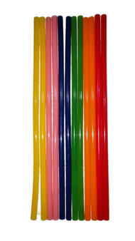 DE ROYALE - Stik Lilin Isi Lem Tembak 6 Warna Solid / Glitter Glue Gun Lilin Stik Refill Glue Gun Is
