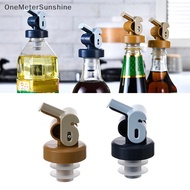 OMS 1Pcs Automatic Oil Bottle Stopper Cap Sauce Nozzle Liquor Leak-Proof Plug Bottle Stopper Lock Wine Pourer Dispenser Kitchen Tool my