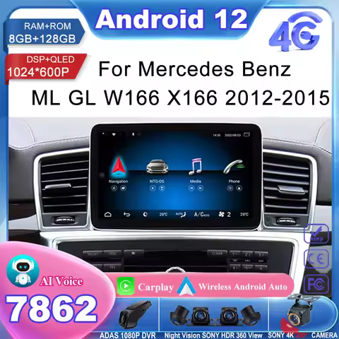 9.3 inch For Mercedes Benz ML GL W166 X166 2012-2015 Android Radio Multimedia Player GPS Navigation 
