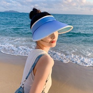 หมวกกันแดดหญิง หมวกกันแดด กัน uv หมวกไปทะเล hat 2023 สมัย