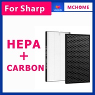 MCHOME for Sharp air purifier hepa filter FZ-F30HFE Sharp เครื่องฟอกอากาศ FP-F30TA FP-J30TA FP-GM30B-B KC-F30TA-W FU-A28TA FU-Y28TA จัดส่งฟรีผลิตภัณฑ์คุณภาพสูง