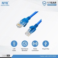 NYK UTP Cat5e Internet Ethernet Network Cable 1.5m 3m 5m 10m Cat 5e Ethernet Cable