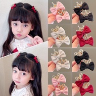1Pcs Princess Girls Cute Crown Bow Mini Grab Clip Side Clip Bangs Hairpin Hair Accessories Headwear