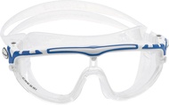 CRESSI CRESSI - SWIMMING GOGGLES SKYLIGHT CLEAR/WHITE BLUE | Anti-Fog UV Protection Wide View Swim M