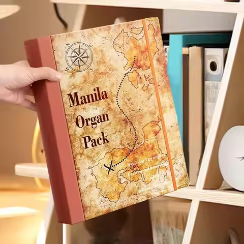 Labelled Expandable Pockets Labelled Life Document Expandable Organizer Dyed Cloth Bound Expanding F