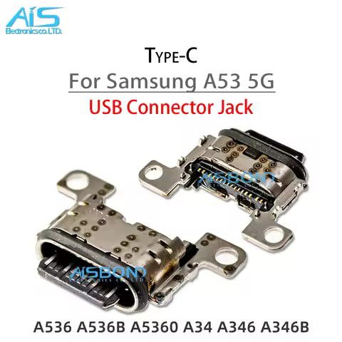 10Pcs/Lot Type-C USB Charging Port Jack socket charger Connector dock For Samsung Galaxy A53 5G A536