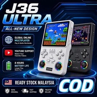 J36 Ultra ORIGINAL GAMES Retro Handheld Video Portable Game Console Linux System 3.5 Inch IPS Screen