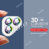 TECNO POVA 8 5G TECNO POVA 7 Ultra 5G Metal Camera Lens Protector Tempered Glass For Tecno Pova 7 8 