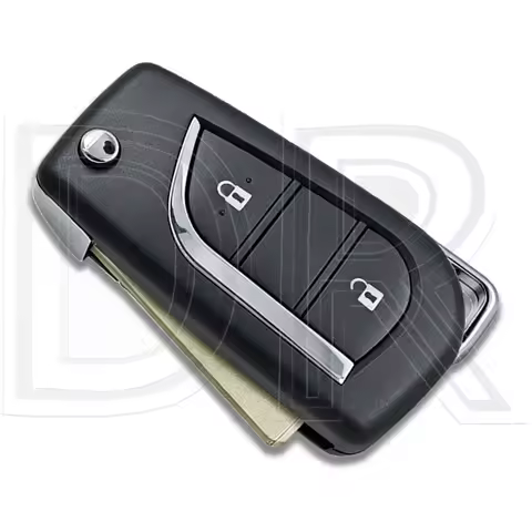 Great 8A Chip 433.57-434.42 FSK B2A2F2R Flip Car Remote Key Fob For Toyota Corolla Yaris HV RAV4 202