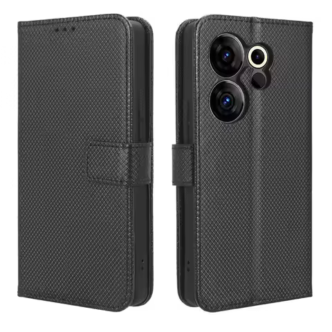 For Tecno Camon 20 Premier 5G Luxury Flip Diamond Pattern Skin PU Leather Wallet Stand Case For Tecn