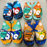 < Winnie Department Store > Children's Slippers Indoor Outdoor Soft Q Dinosaur Flat Shoes Flip-Flops