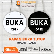 Open Close Sign Board | Acrylic Open Close Board Reversible-BH